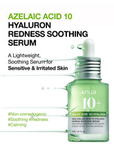 Anua Azelaic Acid 10+ Hyaluron Redness Soothing Serum